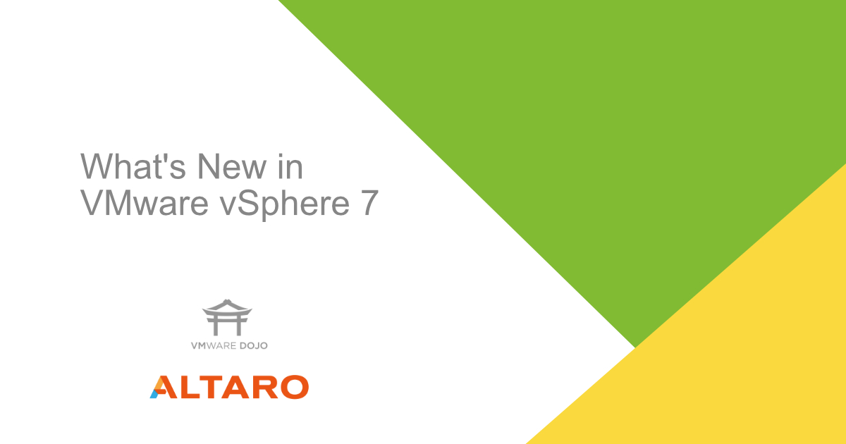 Vmware Vsphere 7 Release